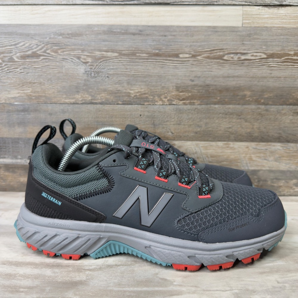 New Balance 510 v5 Women Size 10.5 Trail Running Shoes All Terrain Gray WID510C5